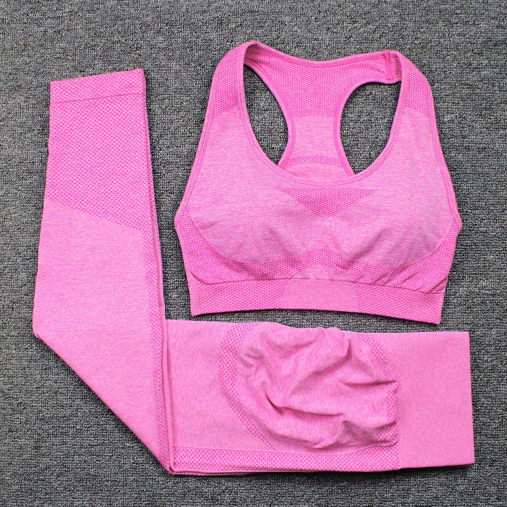 Illumino360Fitness Peach Hip Leggings and I-shaped Bra Sports Suit