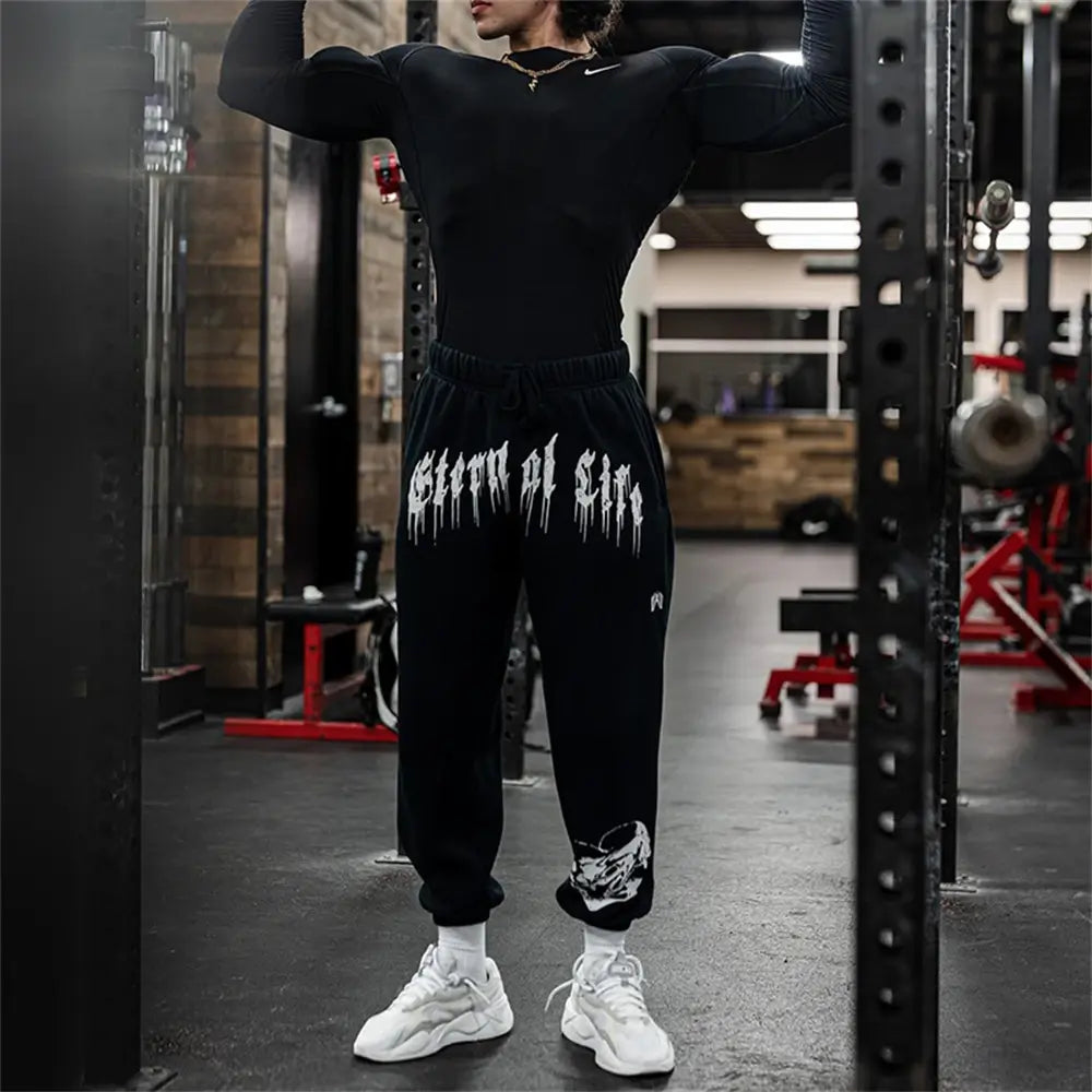 Premium Men's Gym Joggers Streetwear