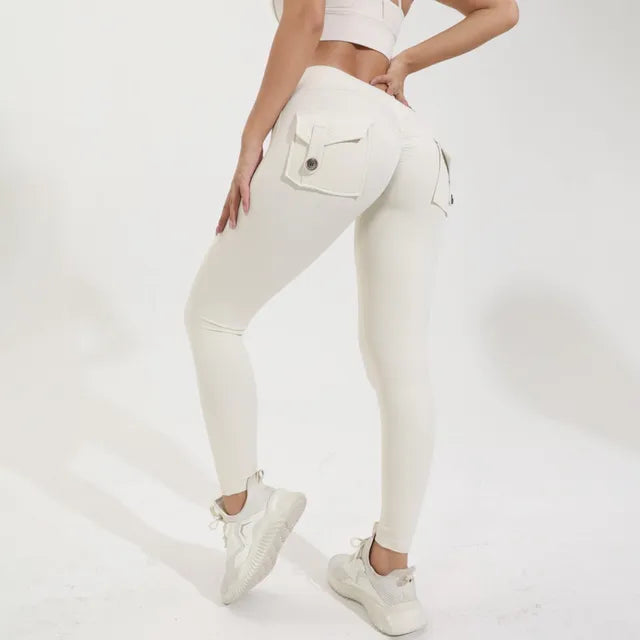 Leggings cargo que levantan glúteos