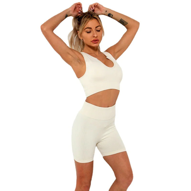 New Premium Illumino360Fitness Seamless High-Stretch Sports Bra and Yoga Set