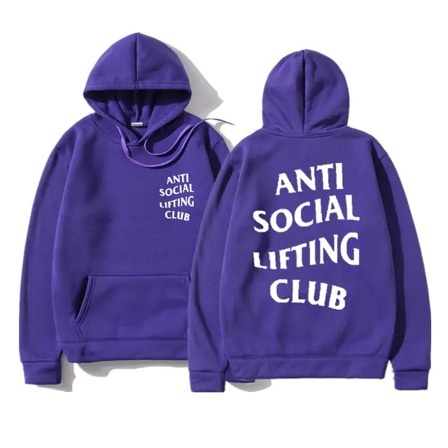 Illumino360's Anti Social Lifting Club Hoodies