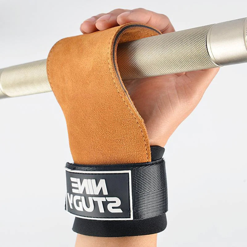 Thick Cowhide Fitness Gloves