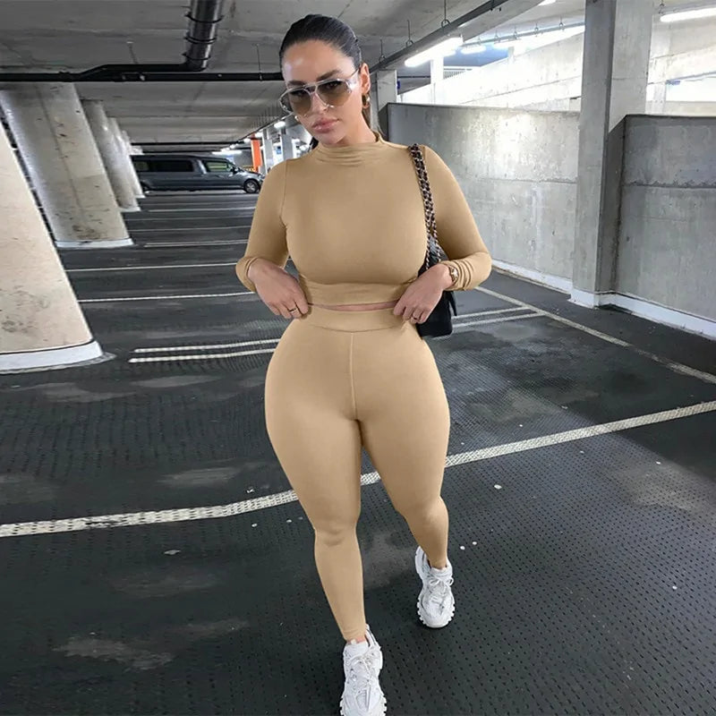 Illumino360 Women's Sport Fitness 2 Two Piece Set Tracksuit
