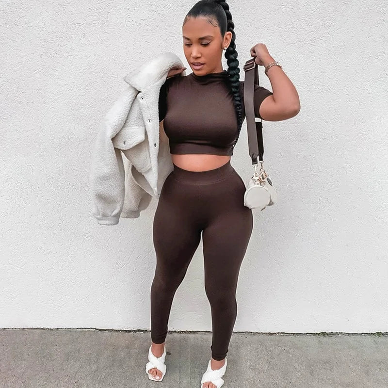 Illumino360 Women's Sport Fitness 2 Two Piece Set Tracksuit