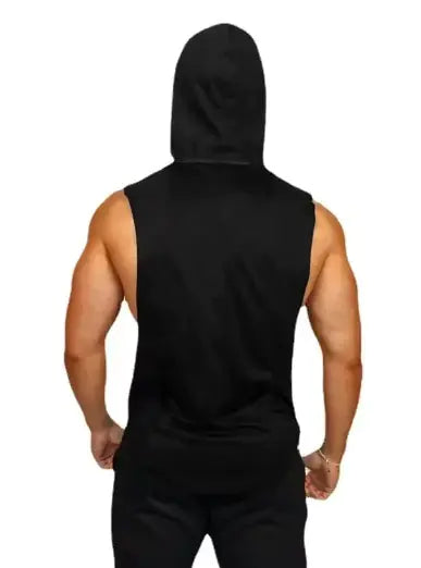 Men's Gym Hooded Tank Top