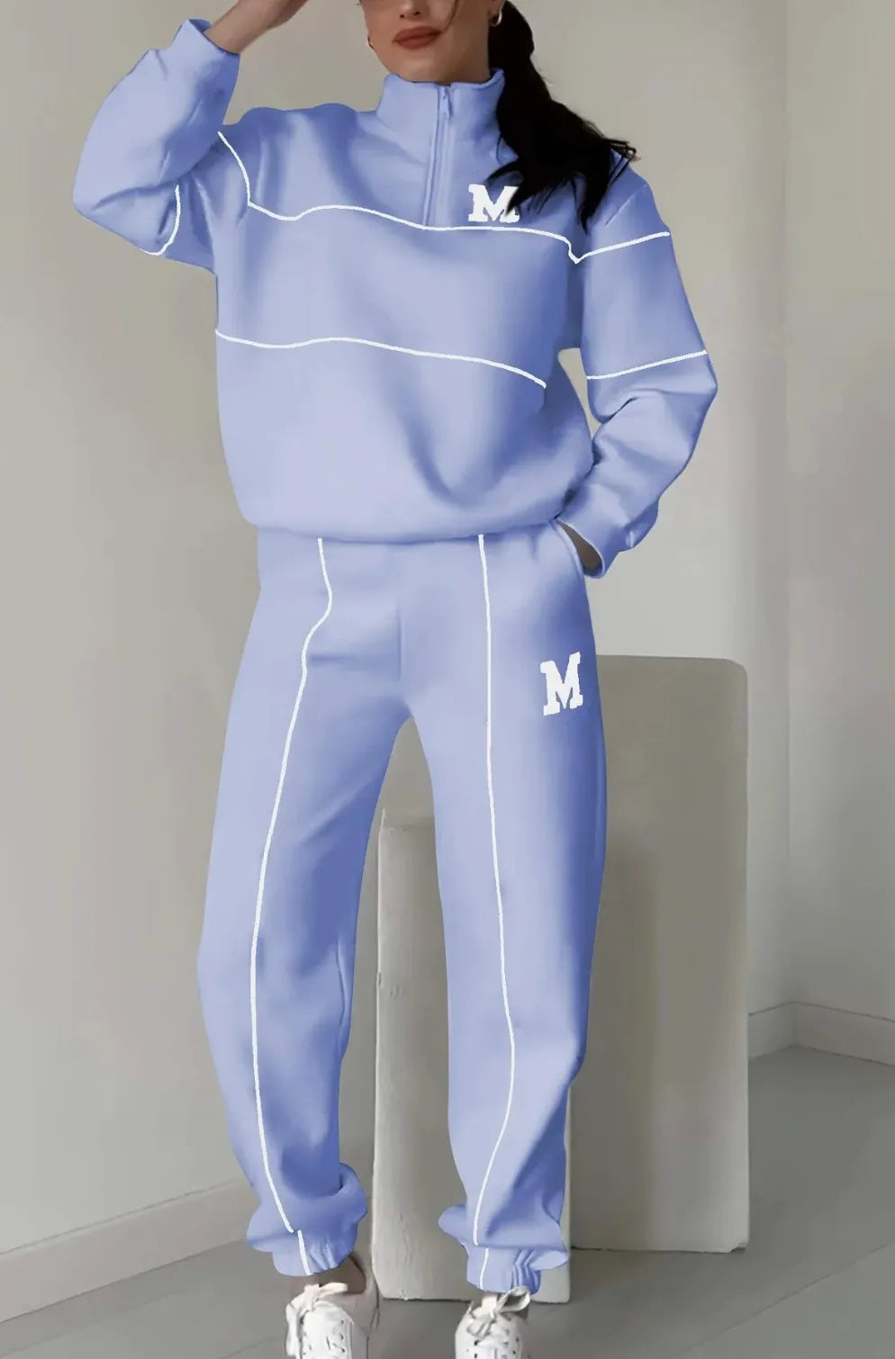 Illumino360Fitness Premium Hoodless Pullover Sweatshirt Sets