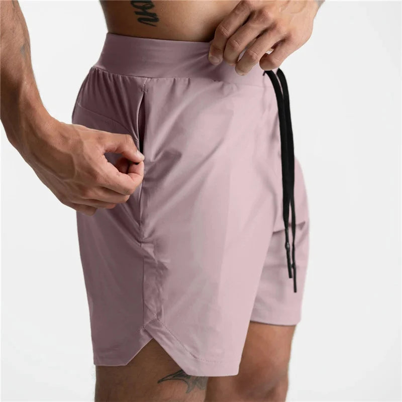 Pantalones cortos deportivos para correr para hombre