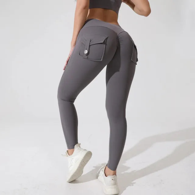 Leggings cargo que levantan glúteos
