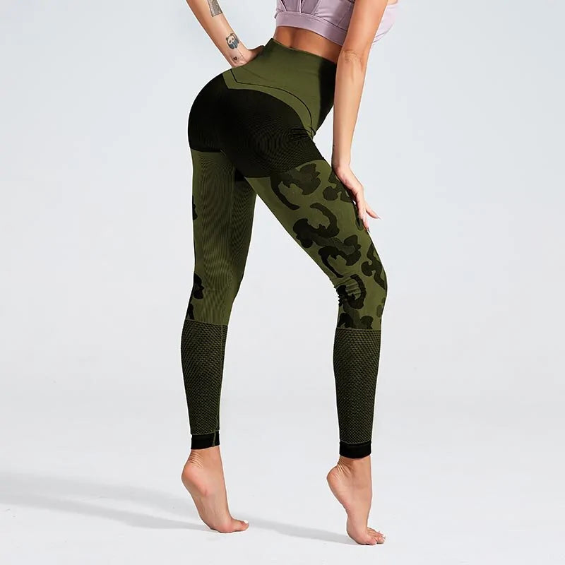 Leggings push up de malla premium