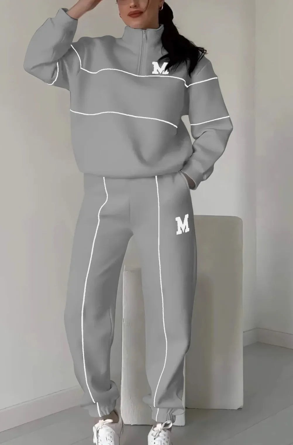 Illumino360Fitness Premium Hoodless Pullover Sweatshirt Sets