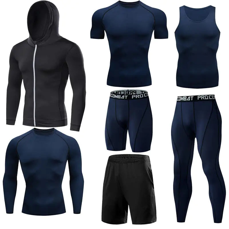 Illumino360Fitness Men's Premium Compression Shorts