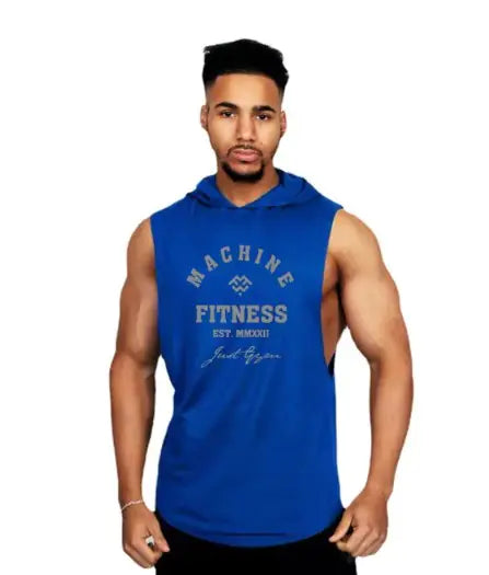 Men's Gym Hooded Tank Top