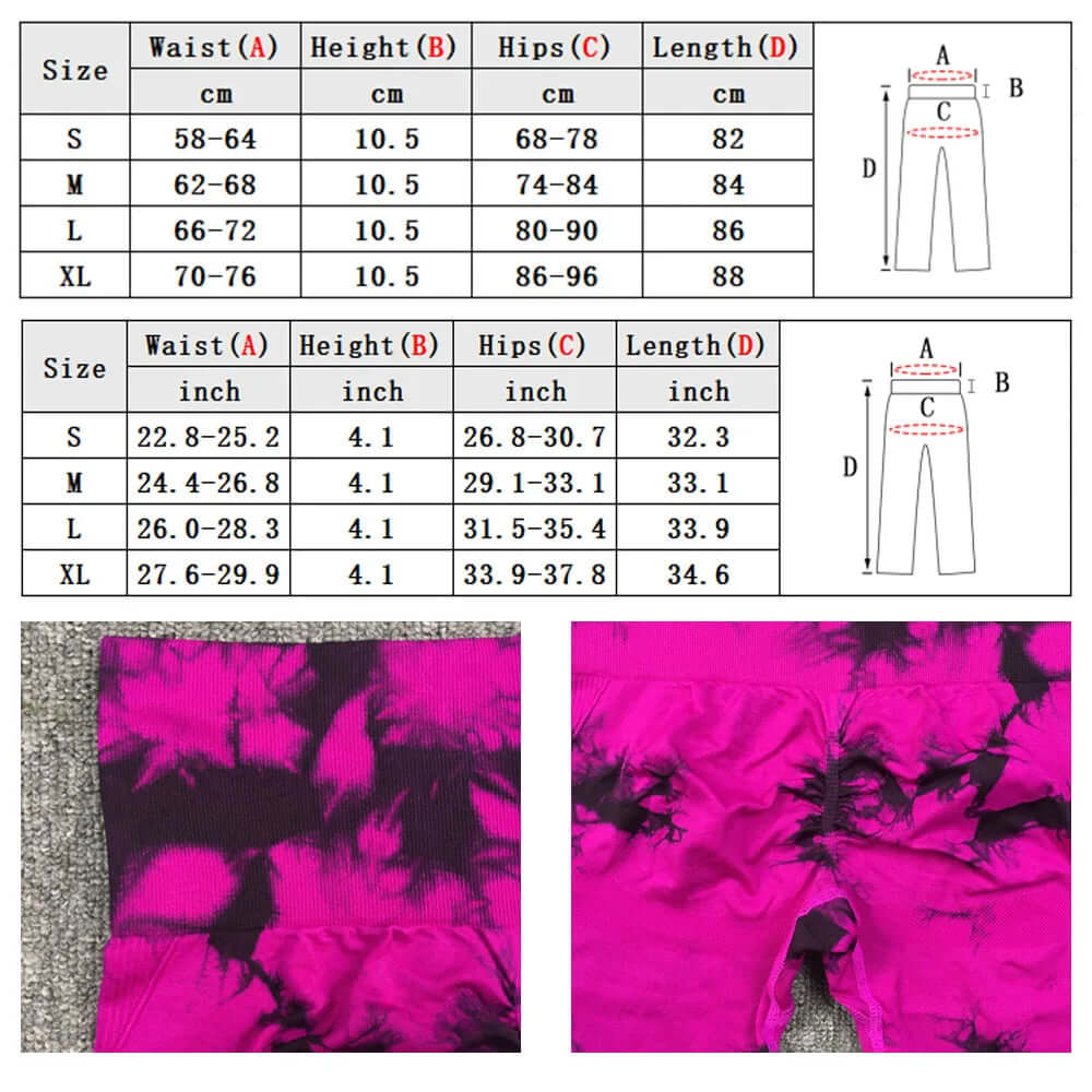 Seamless Tie Dye Legging