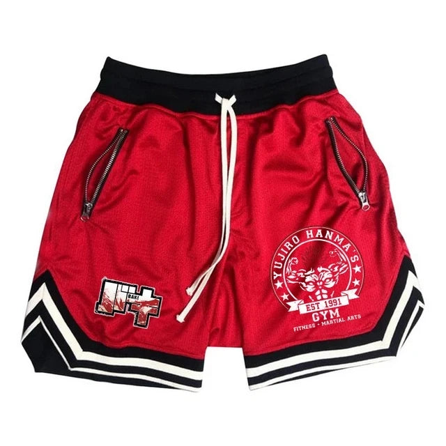 Illumino360 Men's Anime Sport Shorts, Activewear, Jogging