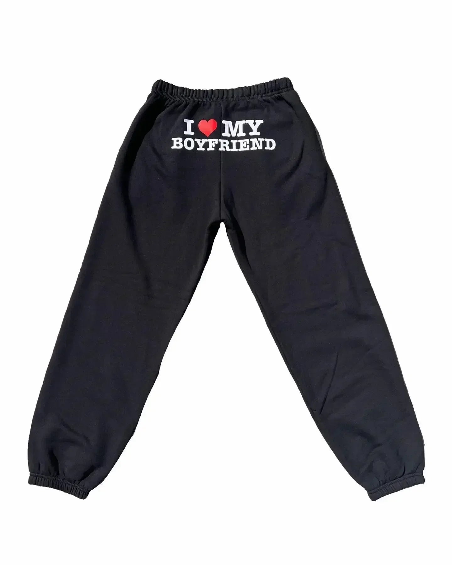 Printed " I Love my Boyfriend" Sweatpants