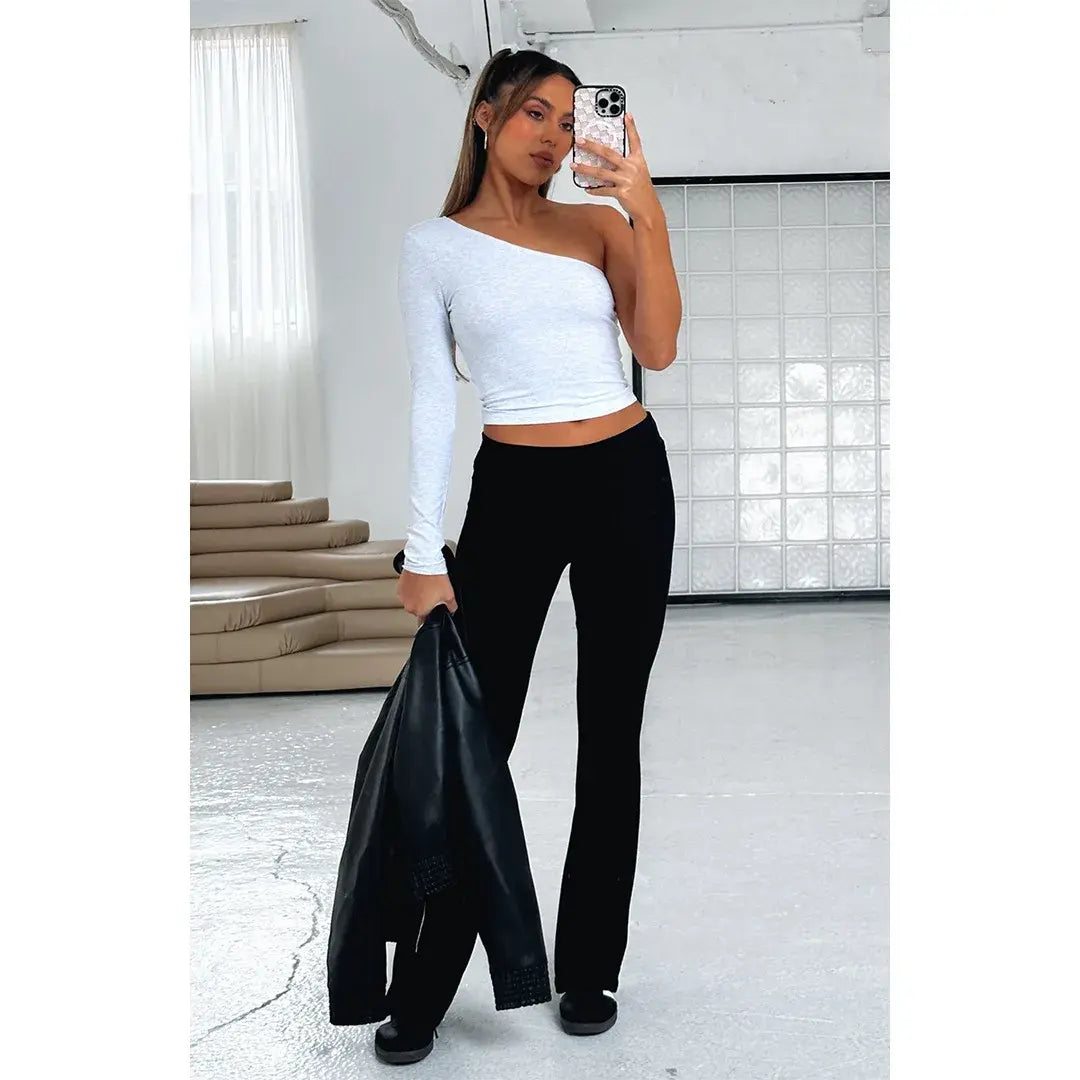Solid Flare Yoga Pants