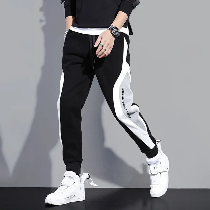 New Casual Pants Men Fitness Sportswear Tracksuit