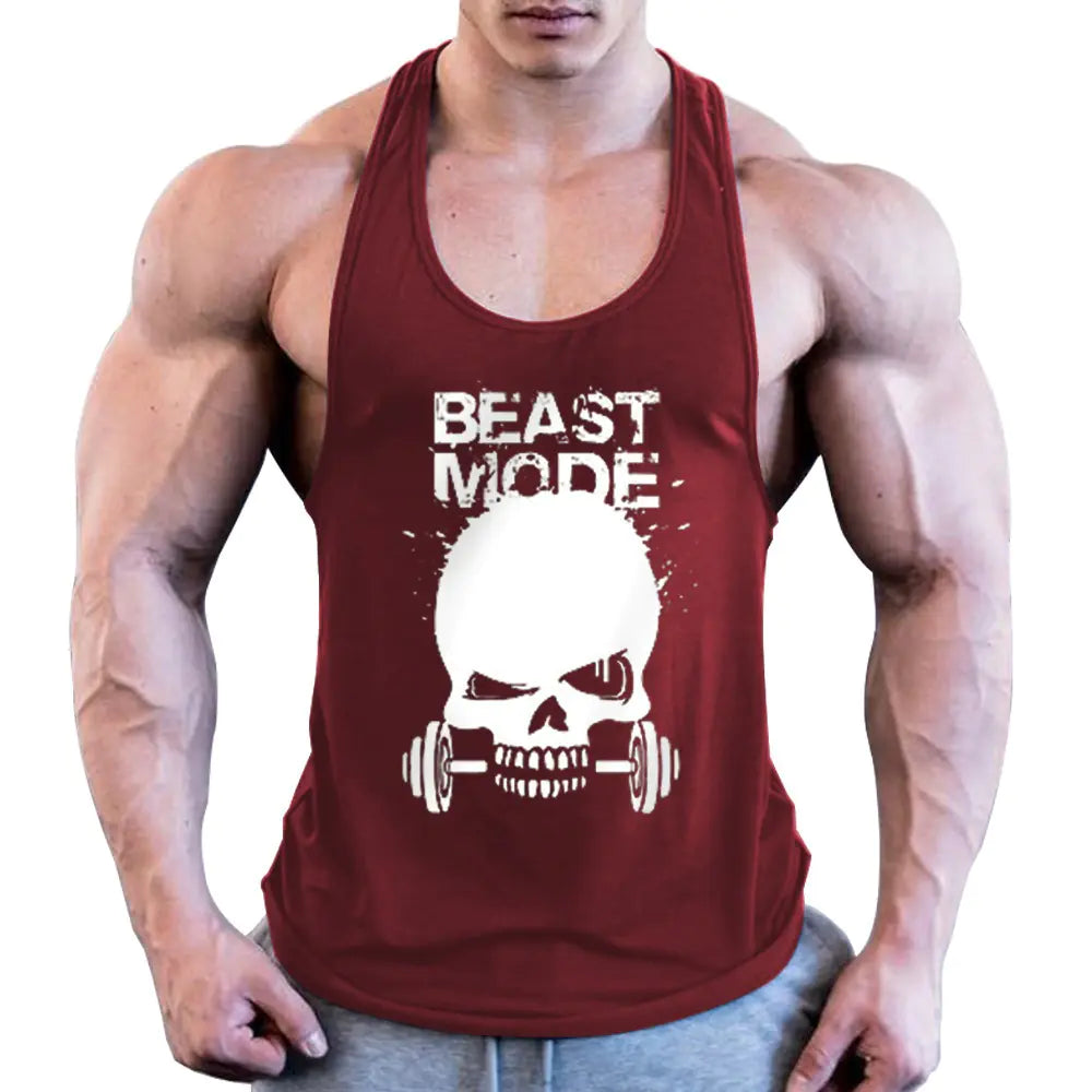 Illumino360Fitness Cotton Men's Beast Mode Stinger for Lifting