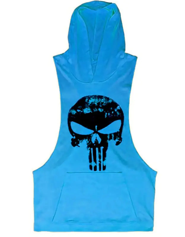 Illumino360Fitness Men's Skull Pattern Gym Hoodie