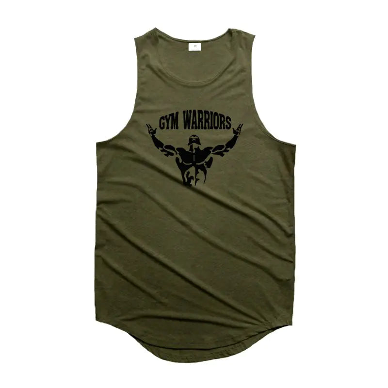 Men's Breathable Polyester Gym Exercise Tank Top