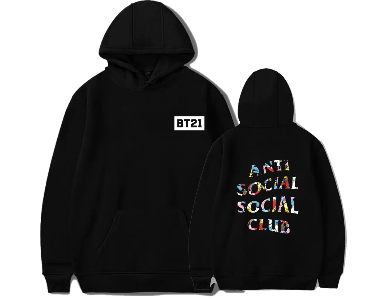 Illumino360Fitness Anti Social Funny Hoodie