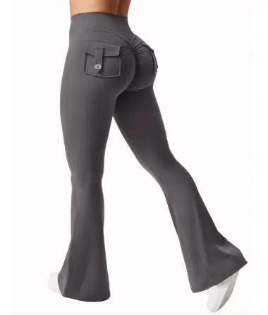 Premium Yoga Flare Leggings with Pocket