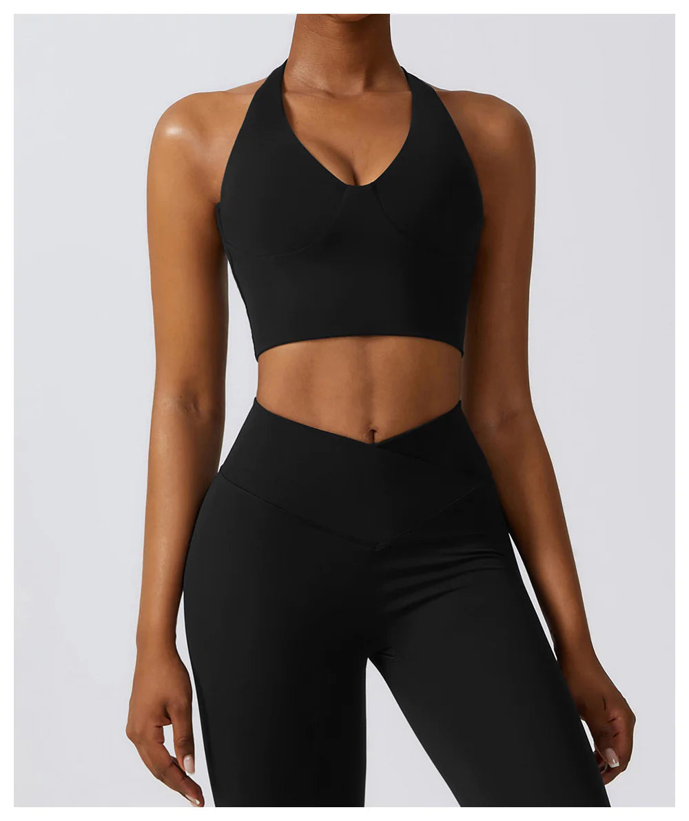 Shockproof Crossback Quick-drying Workout Clothes Running Sports Bra