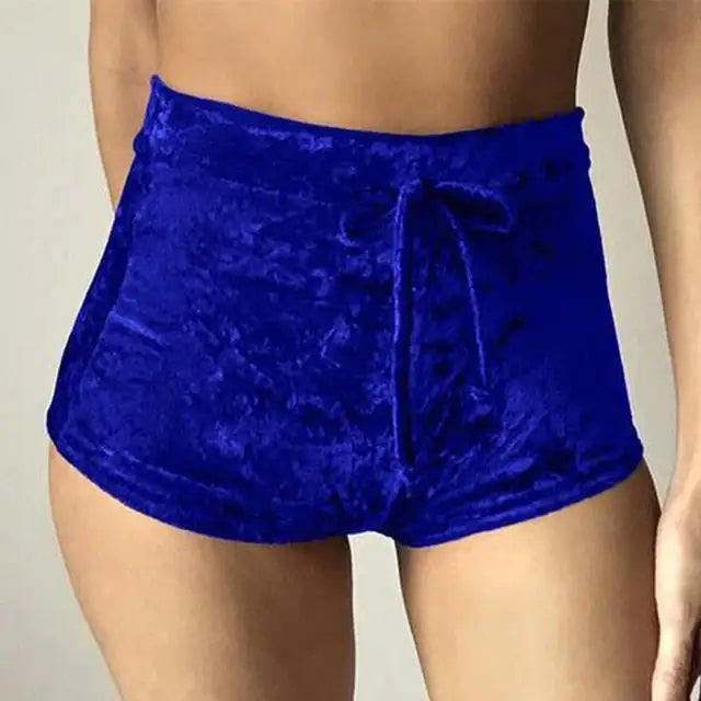 Illumino360 Women's Velvet Booty Shorts