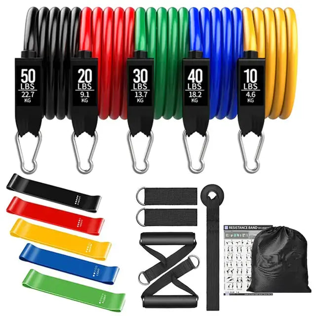 Illumino360 Fitness Exercises Resistance Bands Set