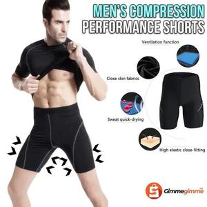 Illumino360 Mens Compression Performance Shorts