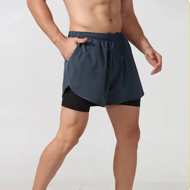 Illumino360 Men's Quick-Drying Running Shorts Activewear