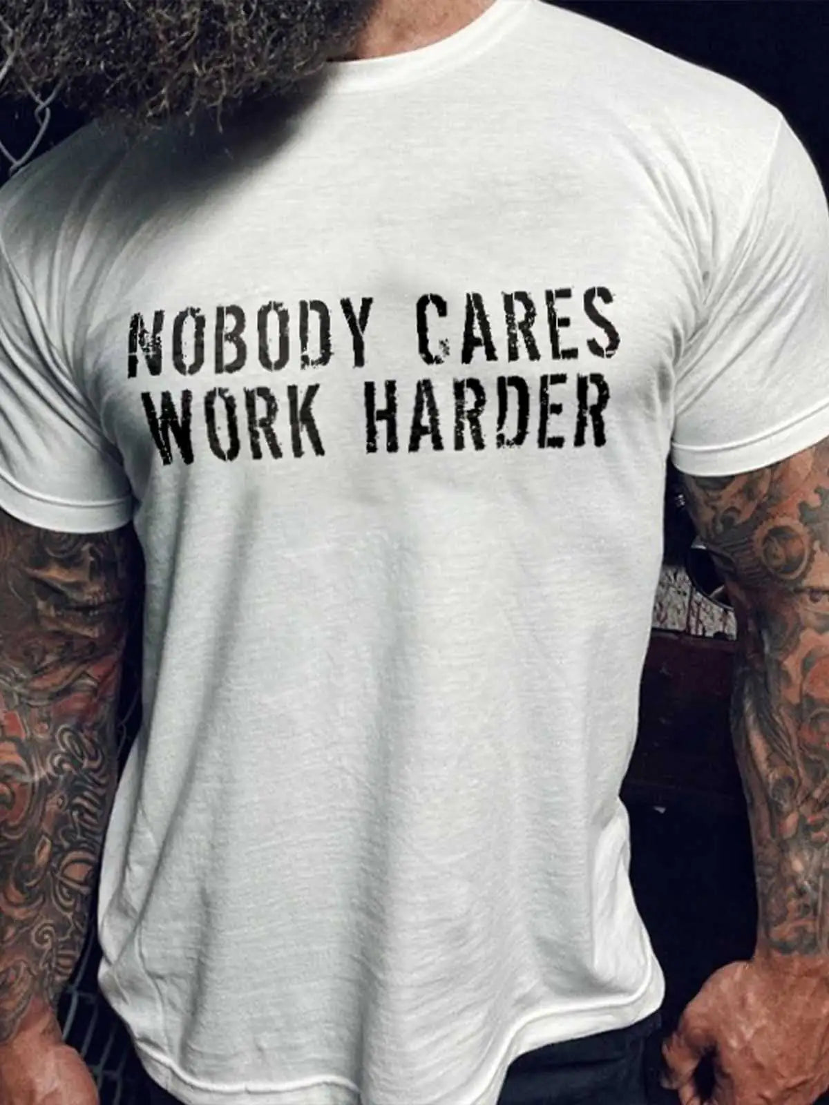 Men's 2024 Nobody Cares Work Harder T-Shirt