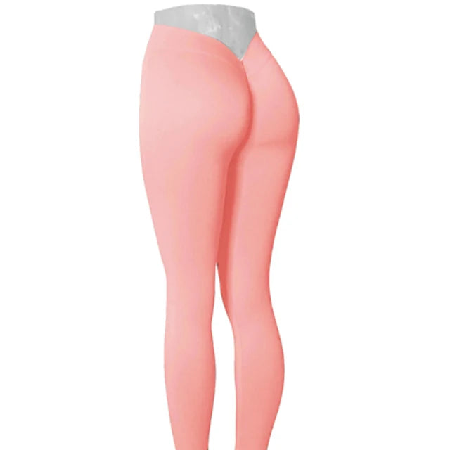 Illumino360 Premium Nylon V Back Booty Yoga Pants for Women