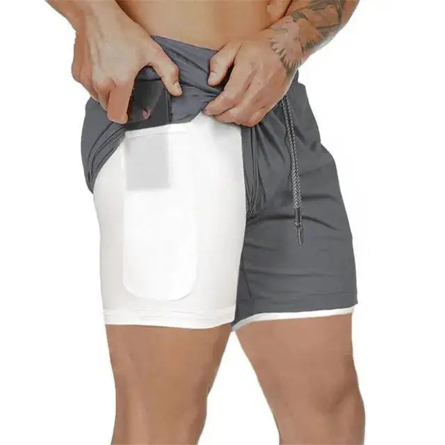 Illumino360 Men's Workout Shorts: Flex Fit