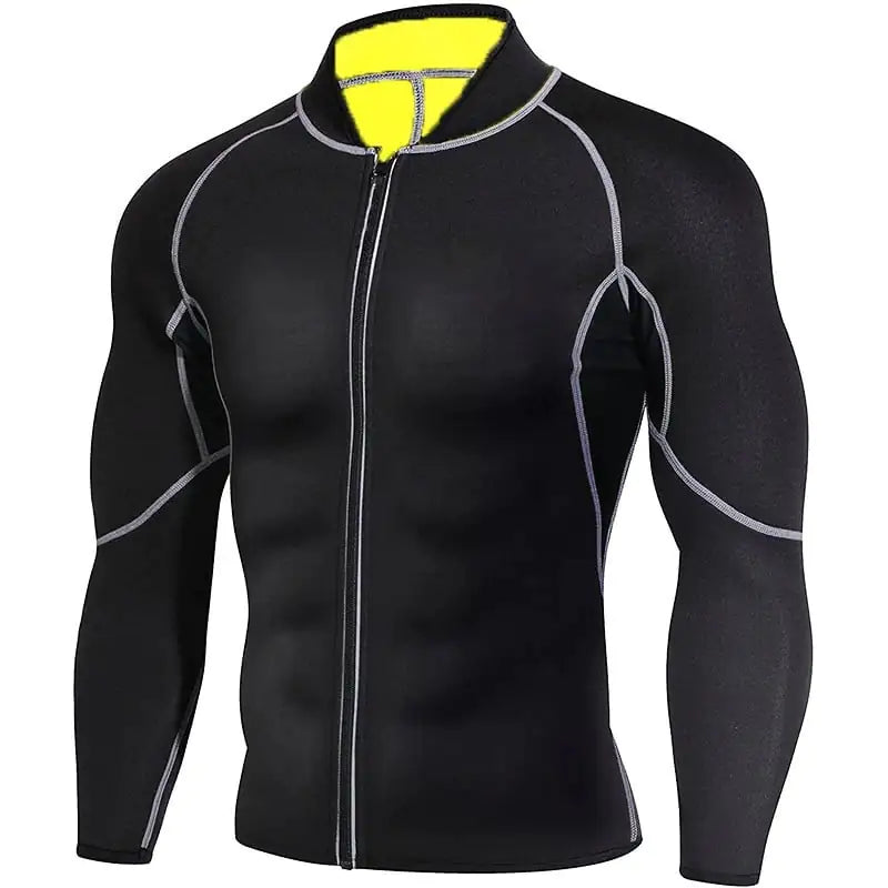 Men's Yoga Sauna Fitness Running Sports Suit