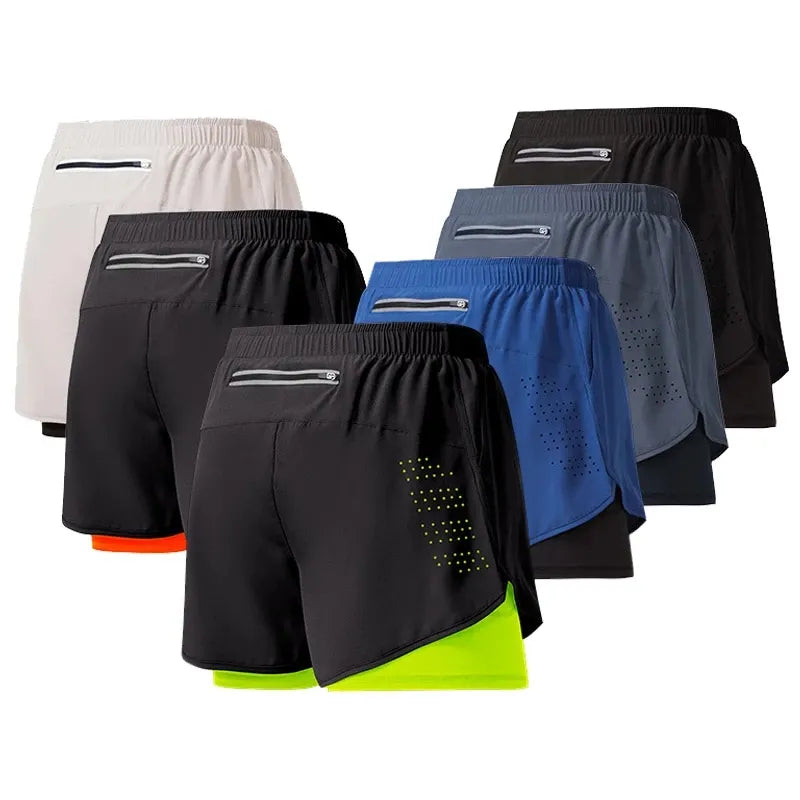 Illumino360 Men's Quick-Drying Running Shorts Activewear