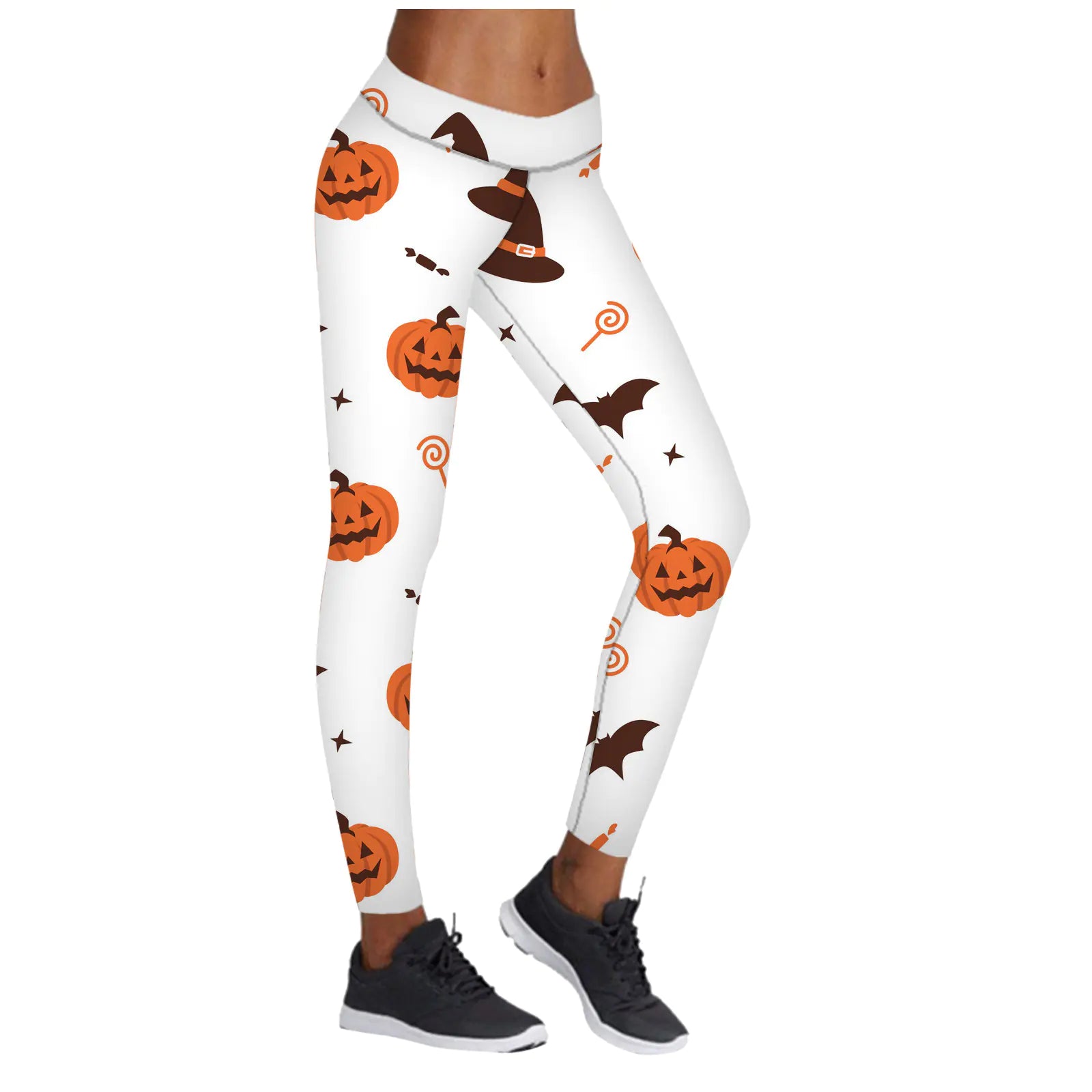 Halloween Printed High Stretch Yoga Leggings