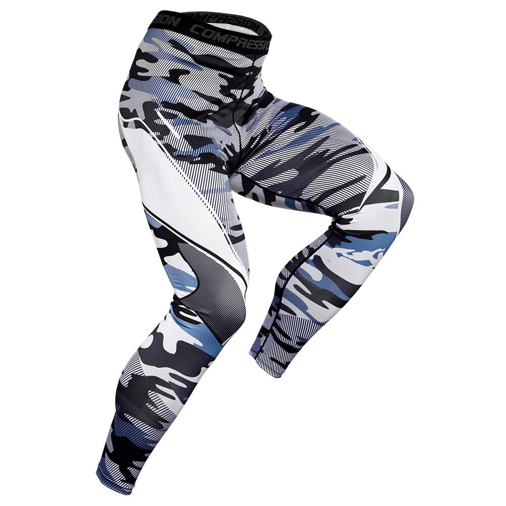 Illumino360 Men's Pro Compression Running Tights: Gym & Basketball