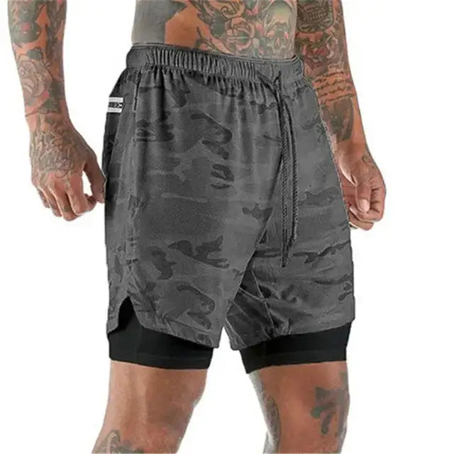 Illumino360 Men's Workout Shorts: Flex Fit