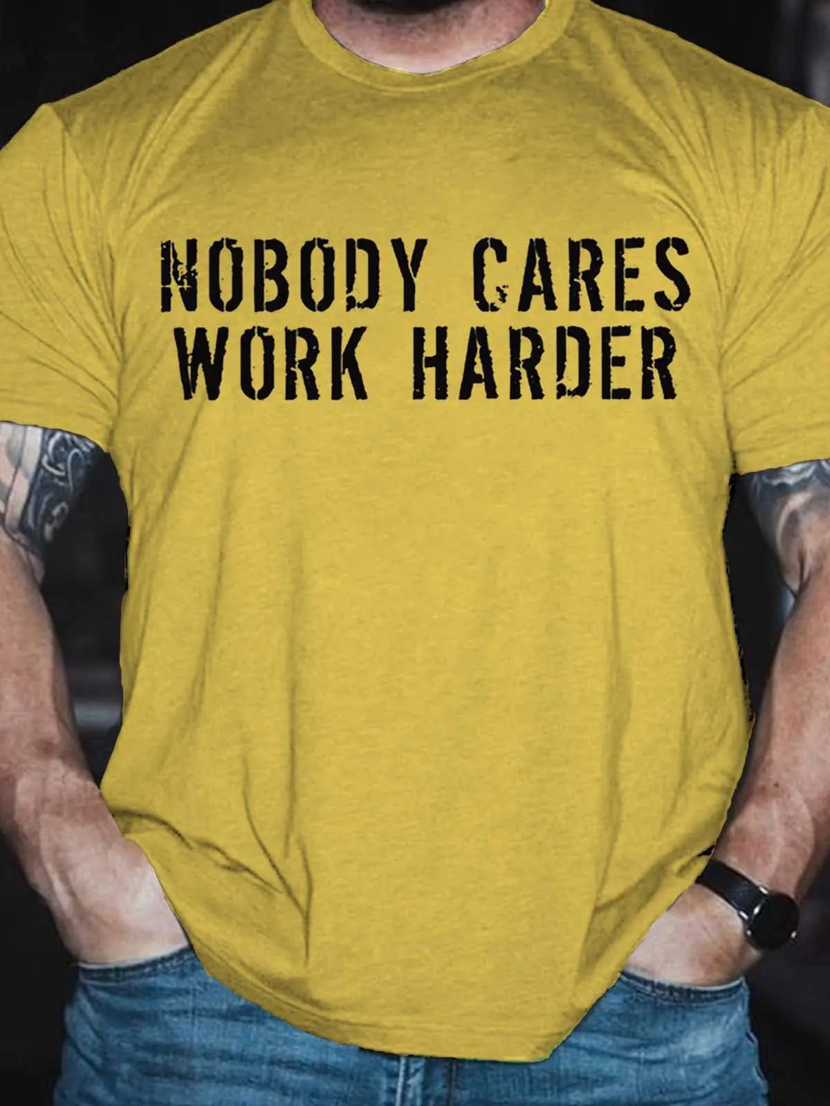 Men's 2024 Nobody Cares Work Harder T-Shirt