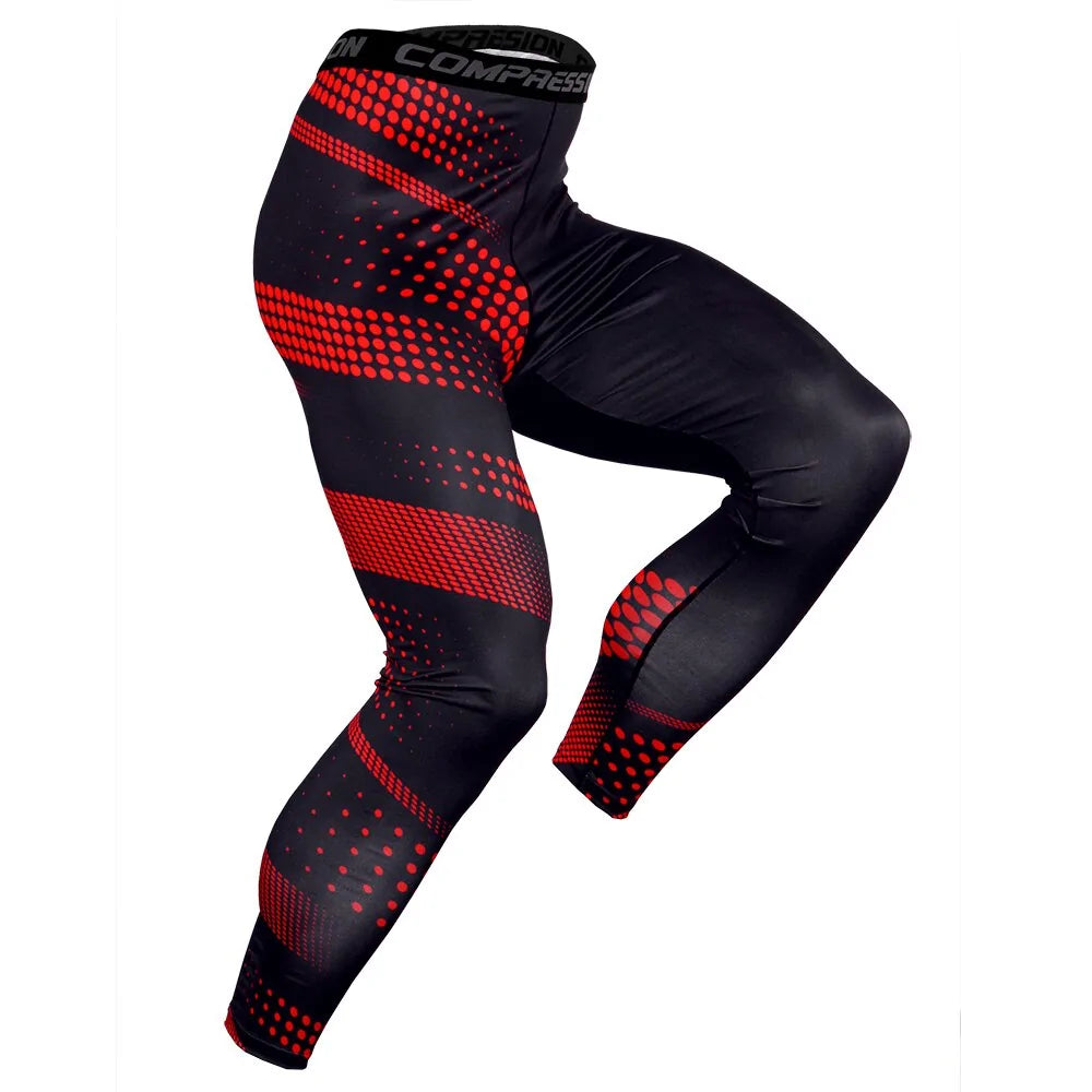 Illumino360 Men's Pro Compression Running Tights: Gym & Basketball