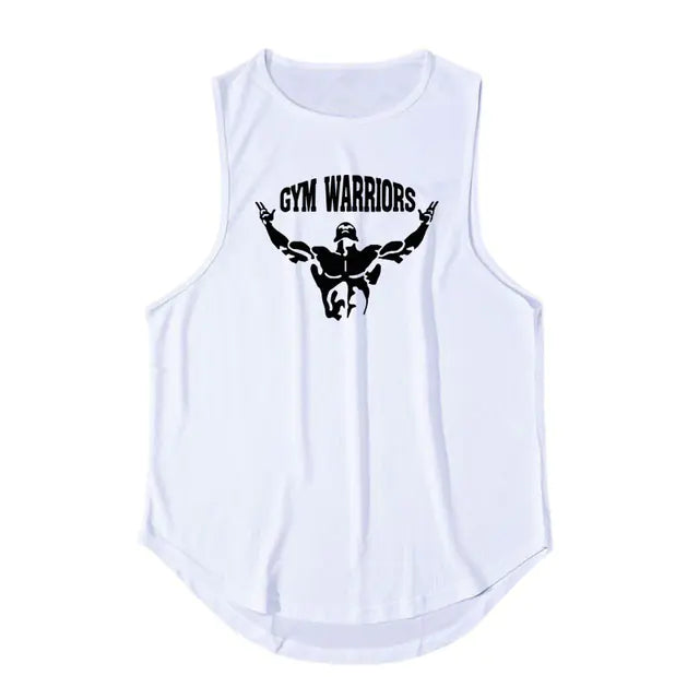 Men's Breathable Polyester Gym Exercise Tank Top