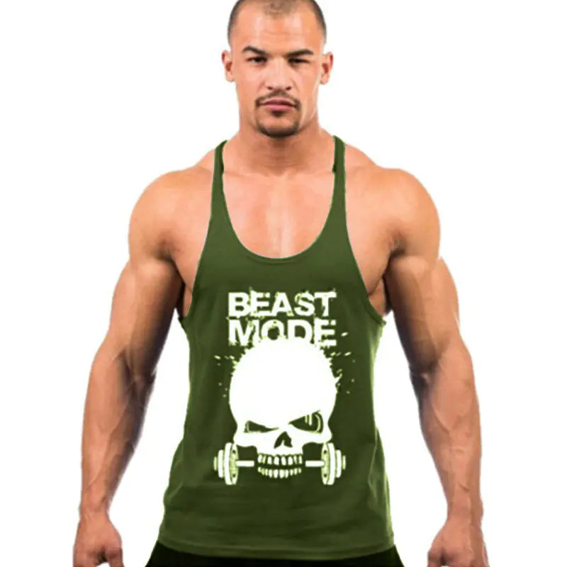 Illumino360Fitness Cotton Men's Beast Mode Stinger for Lifting