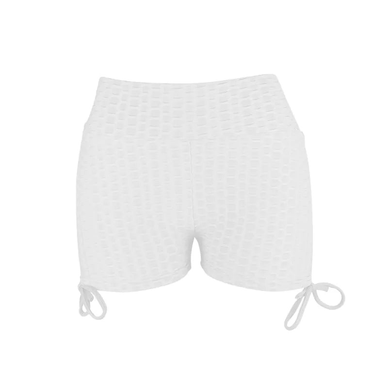 Illumino360Fitness Women's Elastic High Waist Workout Shorts