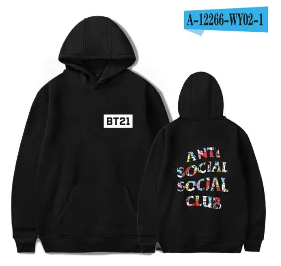 Illumino360Fitness Anti Social Funny Hoodie