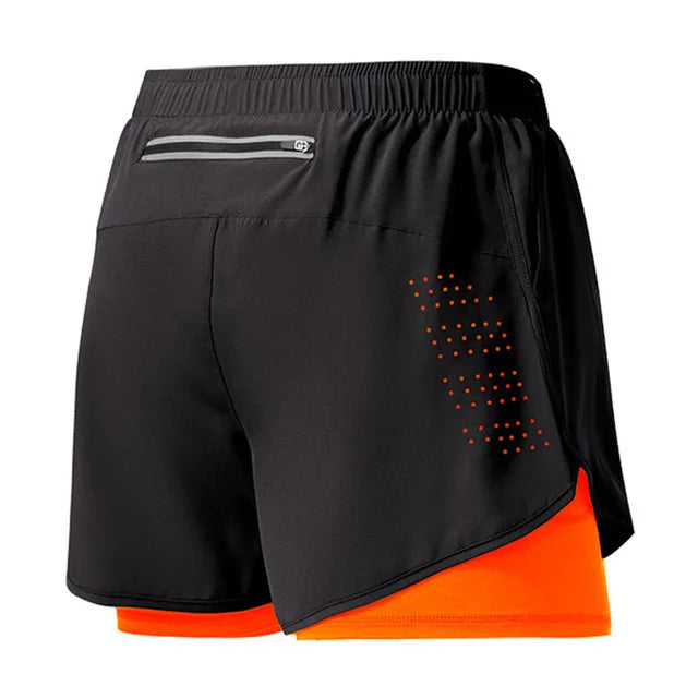 Illumino360 Men's Quick-Drying Running Shorts Activewear