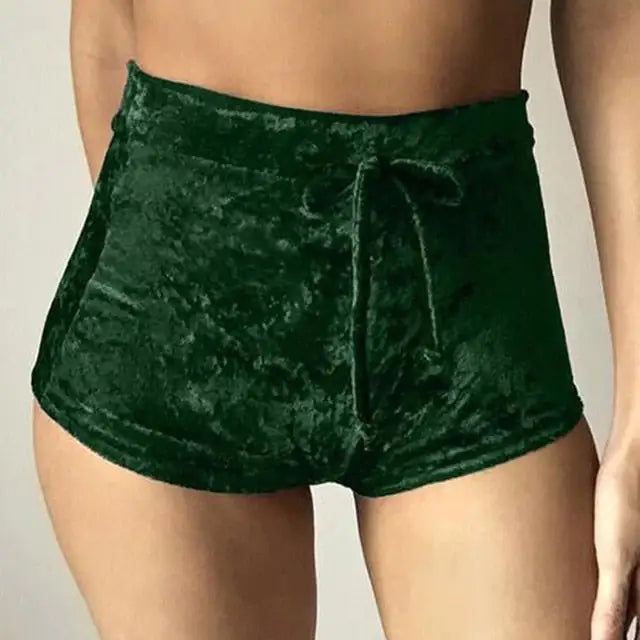 Illumino360 Women's Velvet Booty Shorts