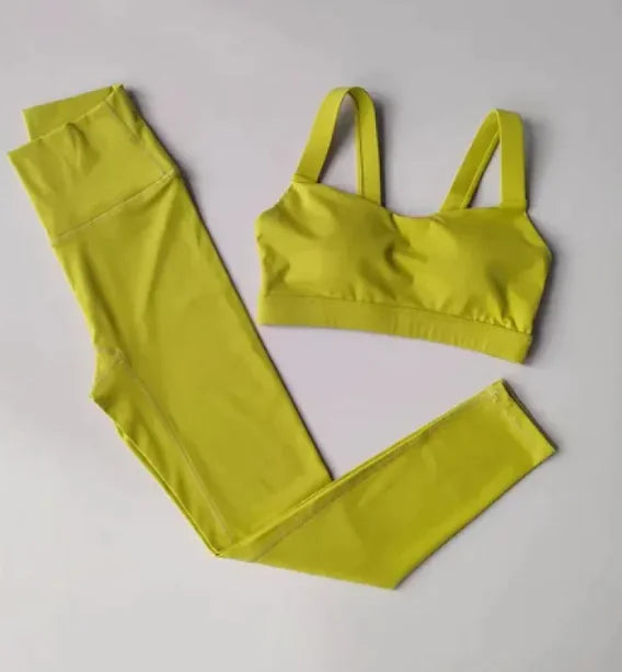 Supportive Yoga Set Leggings and Bra