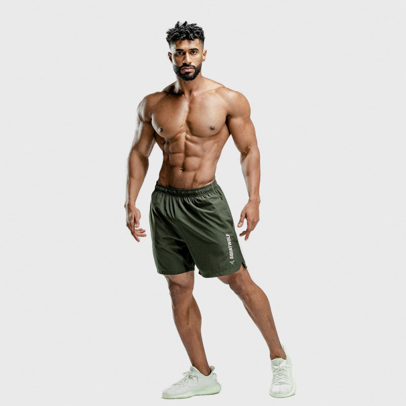 Solid Color Running Workout Beach Training Pants