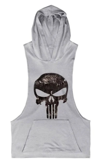 Illumino360Fitness Men's Skull Pattern Gym Hoodie
